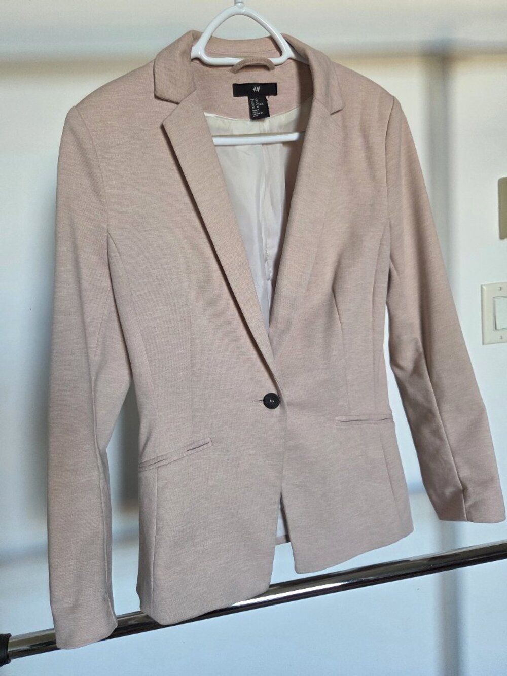 H&M Pale Pink Blazer
